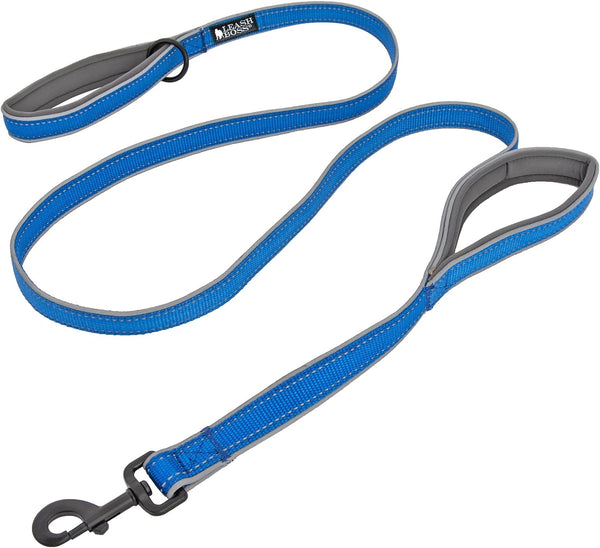 Double-Thick 6 Foot Reflective Leash with Padded Handle