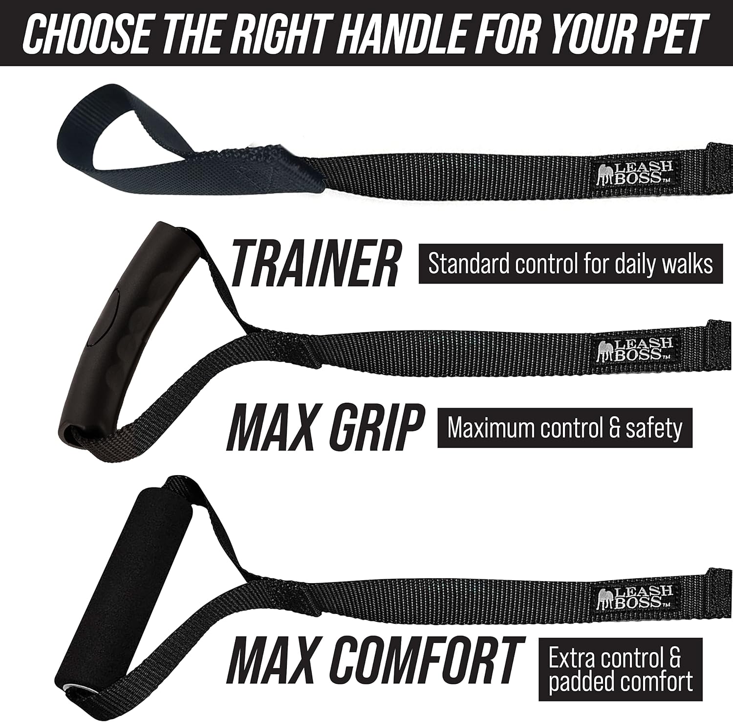 Free Range 3/4" - 30 Foot Dog Leash - Nylon Training Lead for Large Dogs