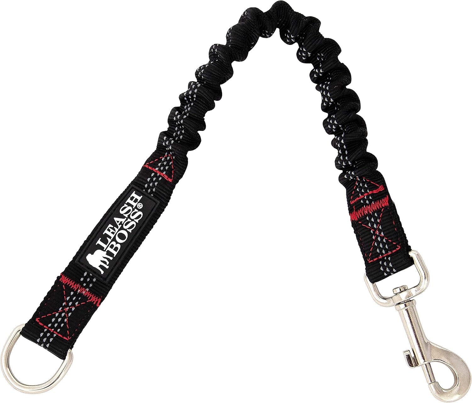 Leashboss Pattern Bungee Dog Leash Extension, 18" Shock Absorbing Lead Extender, Pattern Collection Leashboss Pattern Bungee Dog Leash Extension, 18" Shock Absorbing Lead Extender, Pattern Collection