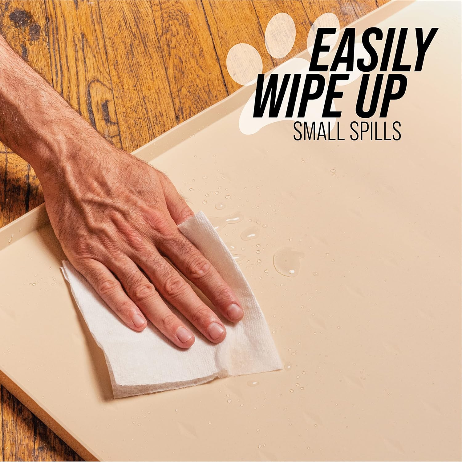 Elevate pet dining with our Splash Mat Silicone Dog Food Mat featuring a tall lip for mess-free meals. Crafted from premium silicone, this durable mat safeguards floors. Enhance cleanliness and style, making it the top choice for conscientious pet owners. Buy the best Splash Mat now for a pristine pet dining experience.