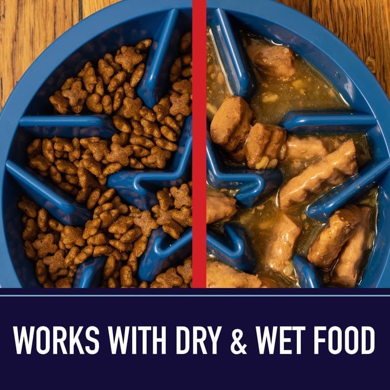 Slow Feed Dog Bowl for Raised Pet Feeders