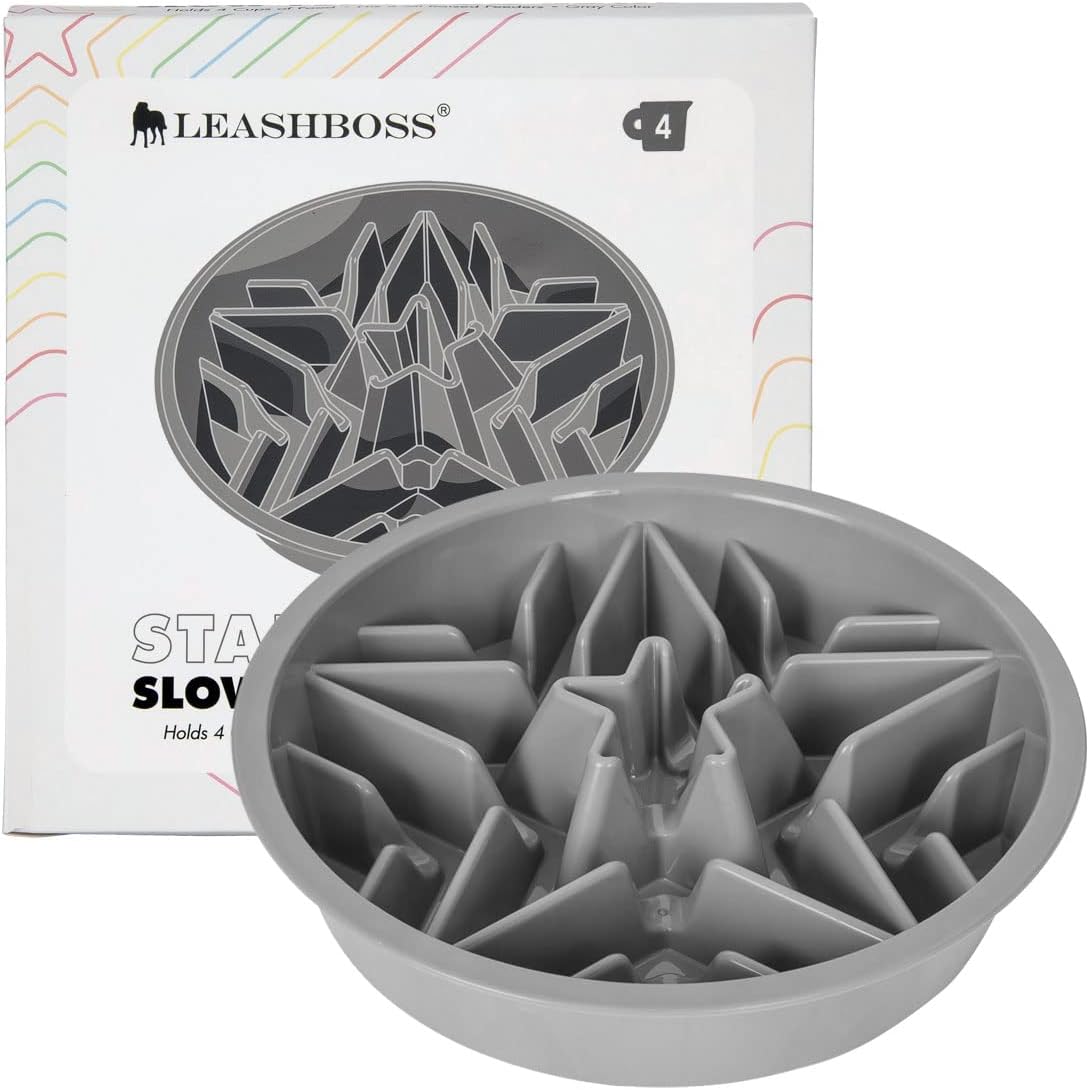 Slow Feed Dog Bowl for Raised Pet Feeders