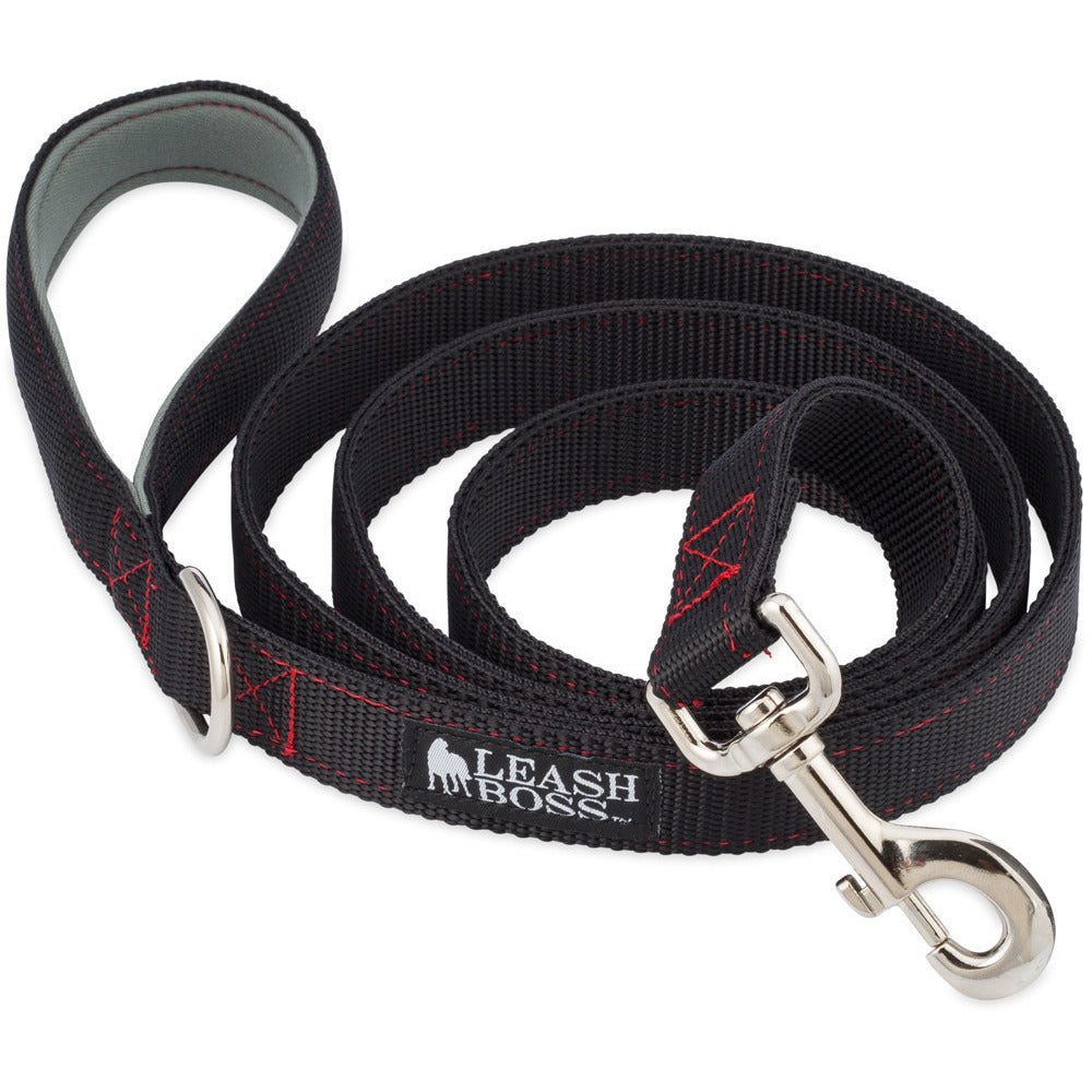 thumbnail image 2 of Boss Dog Tactical Leash - 6 FT Military Grade Nylon With Traffic Handle - Black 2 of 10