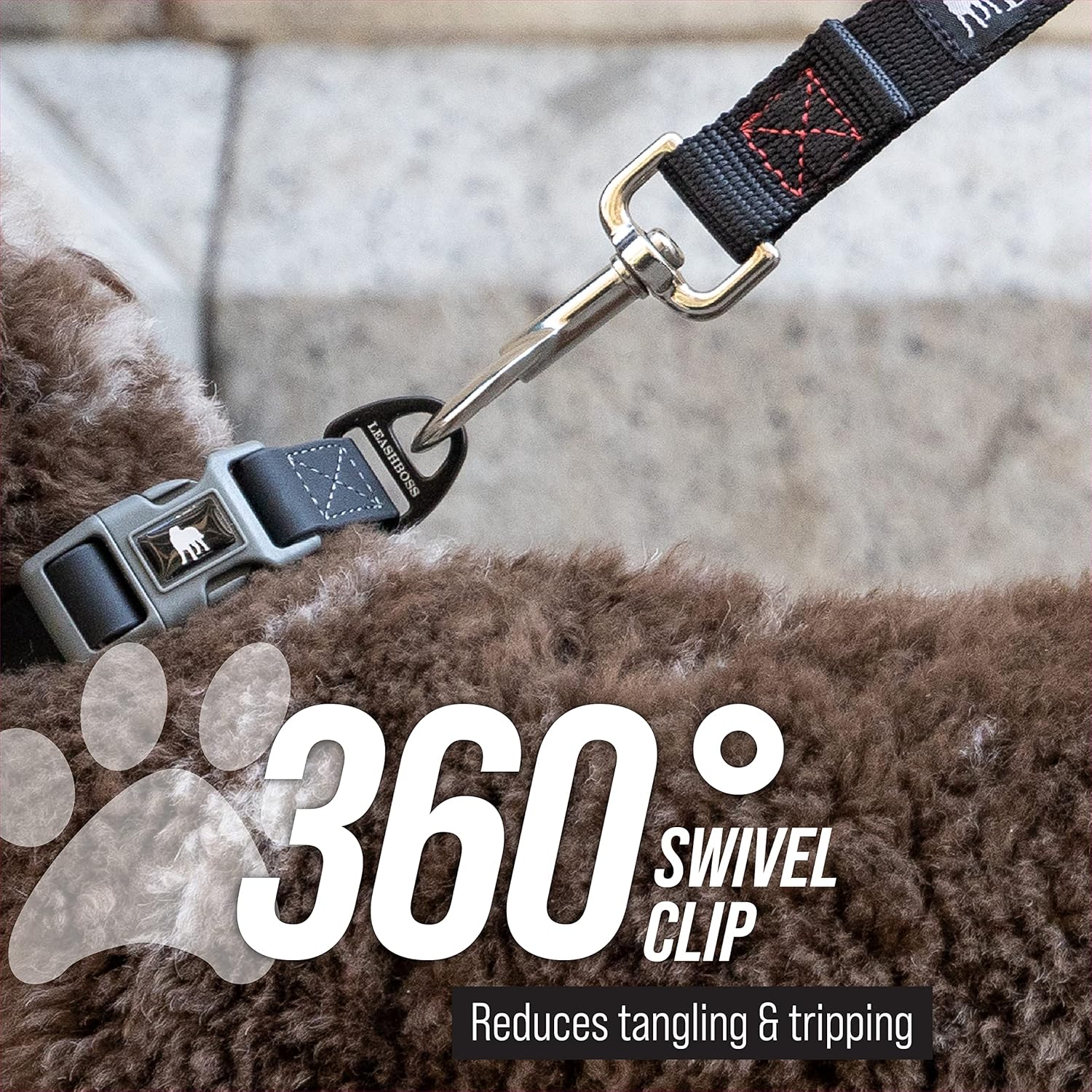 Short Dog Leash with Padded Handle