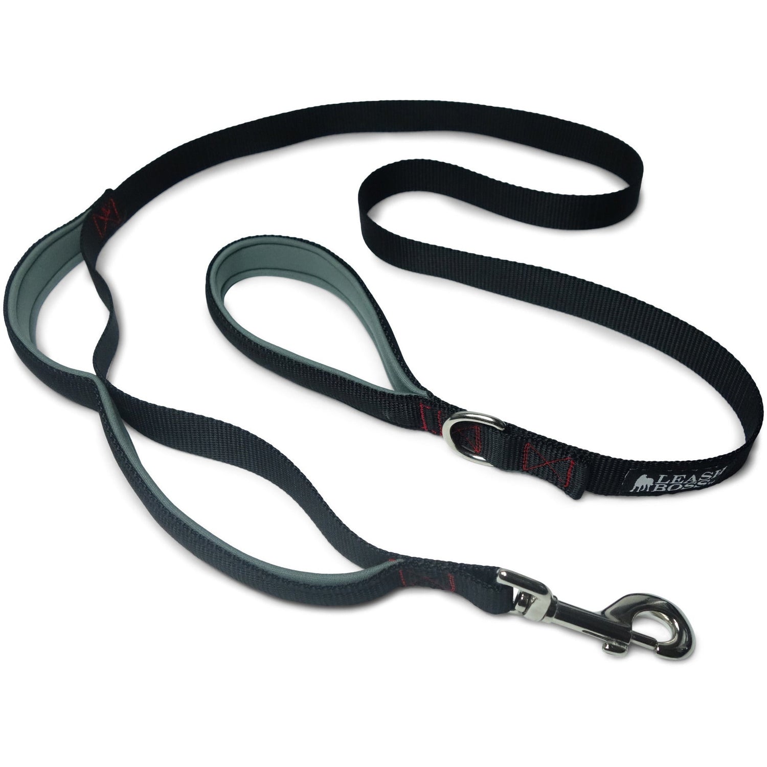 leash with two padded handles