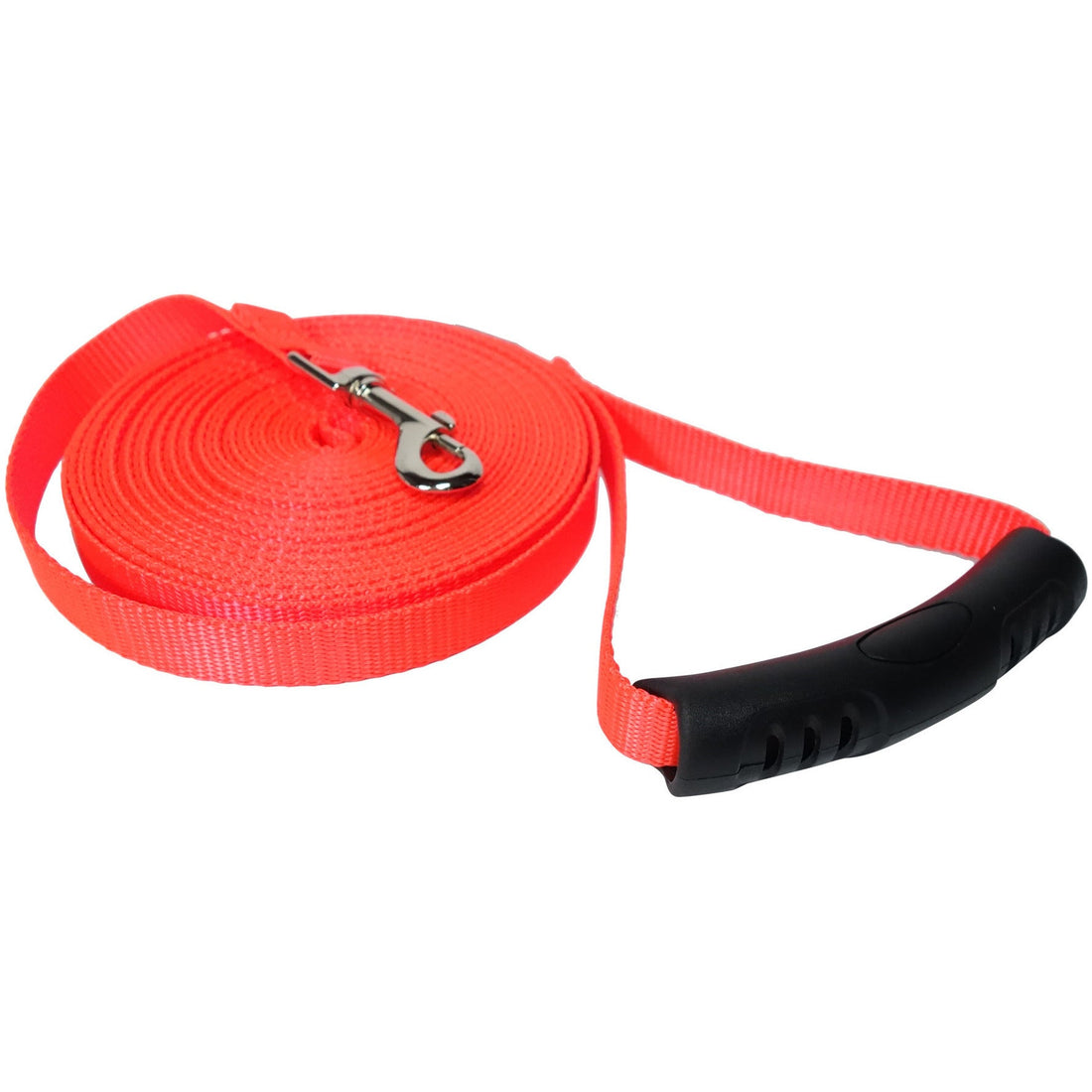 30 ft 3/4 inch orange dog leash