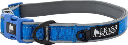 Adjustable Reflective Dog Collar - a premium pet accessory. Enhance visibility during walks with this durable, customizable collar. Ideal for night strolls, the reflective design ensures your furry friend stays seen. Elevate pet safety and style with our adjustable collar for dogs. Order now