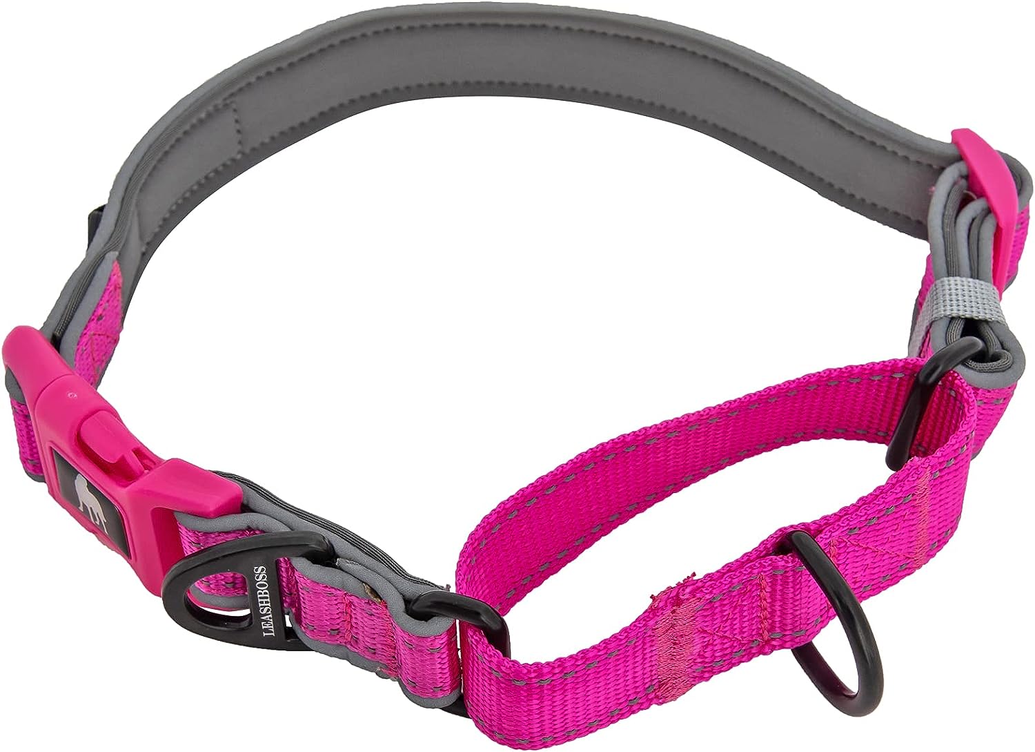 Adjustable Reflective Fabric Martingale Dog Collar featuring durable materials for canine comfort and safety. Explore this customizable, reflective pet accessory ideal for nighttime walks. Buy the best martingale collar for your dog, ensuring style and security. Shop now for the ultimate adjustable reflective fabric martingale dog collar online.