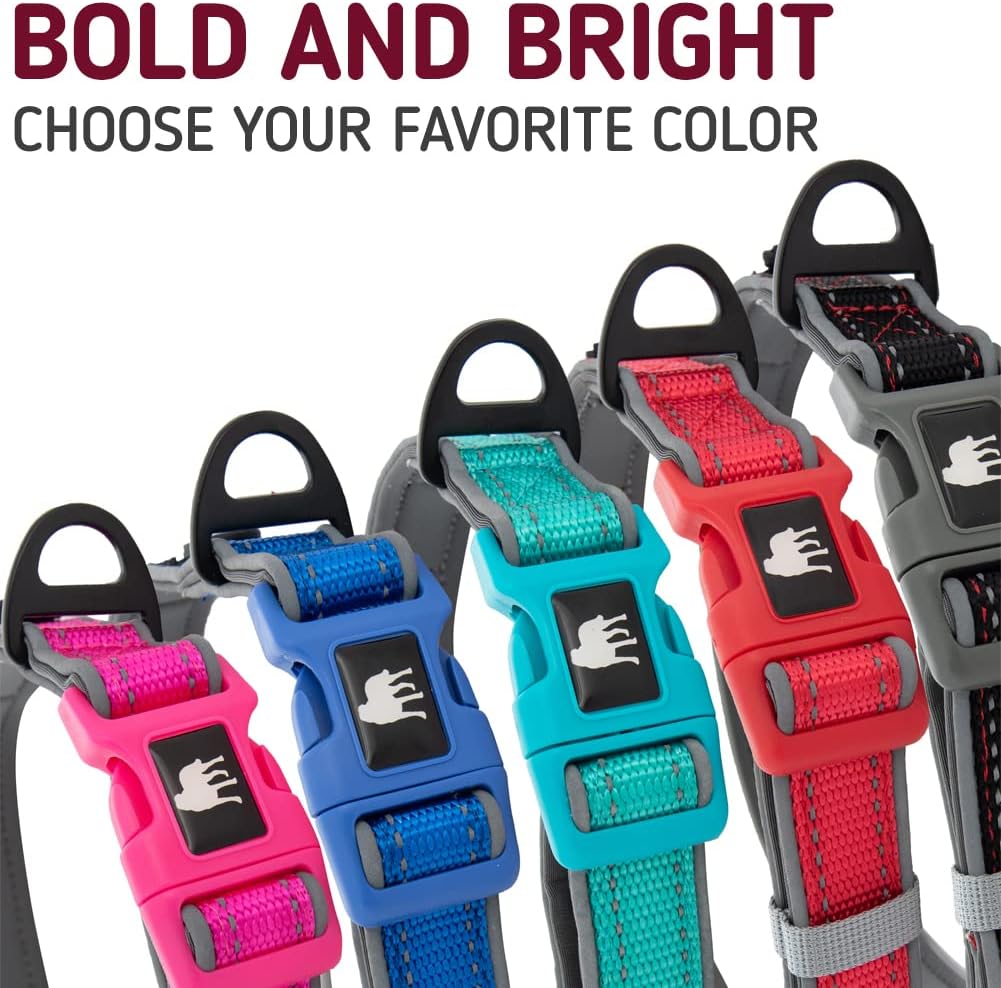 Adjustable Reflective Dog Collar - a premium pet accessory. Enhance visibility during walks with this durable, customizable collar. Ideal for night strolls, the reflective design ensures your furry friend stays seen. Elevate pet safety and style with our adjustable collar for dogs. Order now