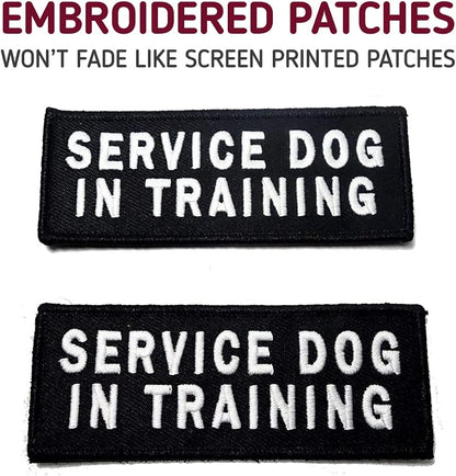 These high-quality patches feature the text &