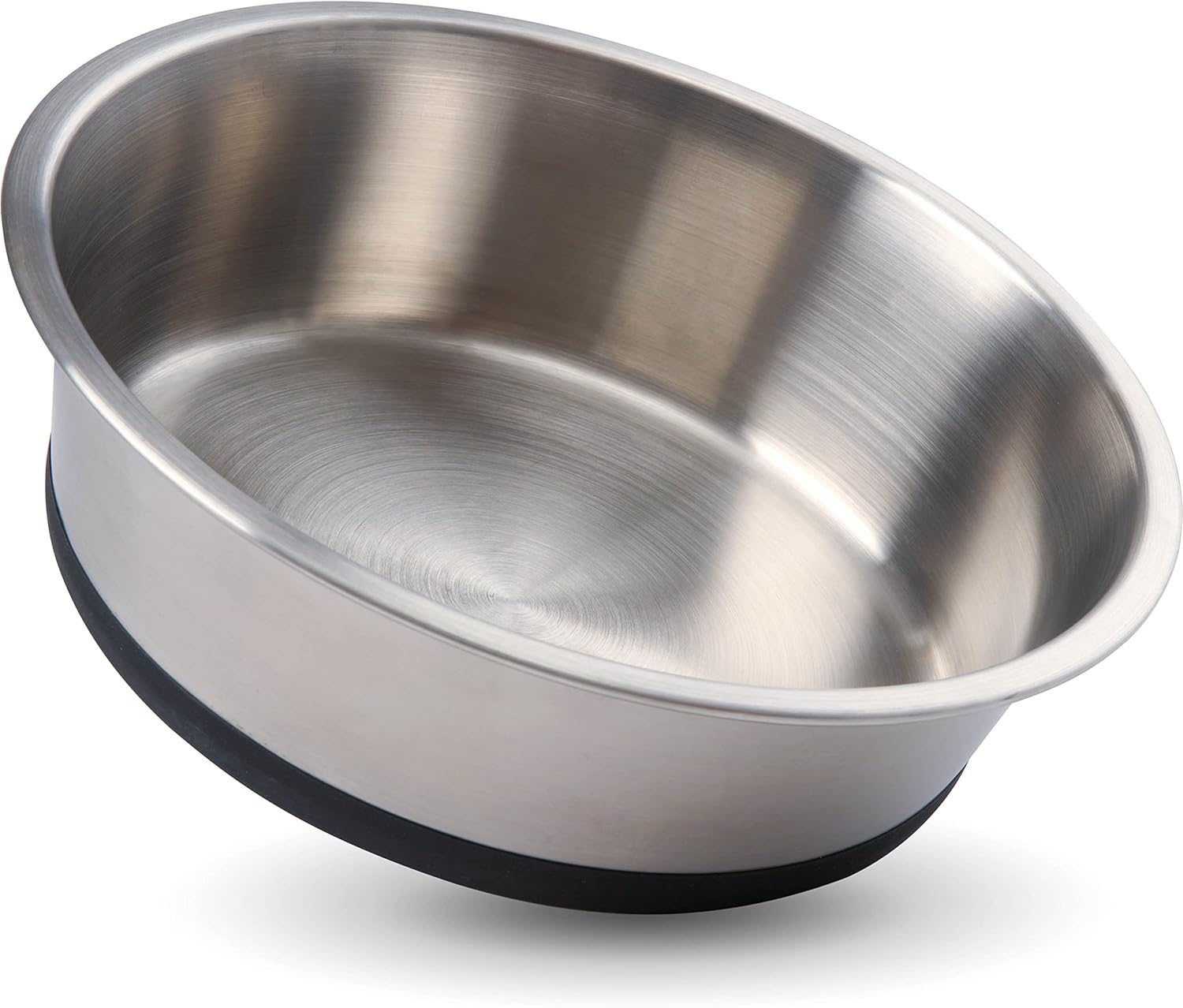 Stainless Steel Dog Bowl with Silicone Base