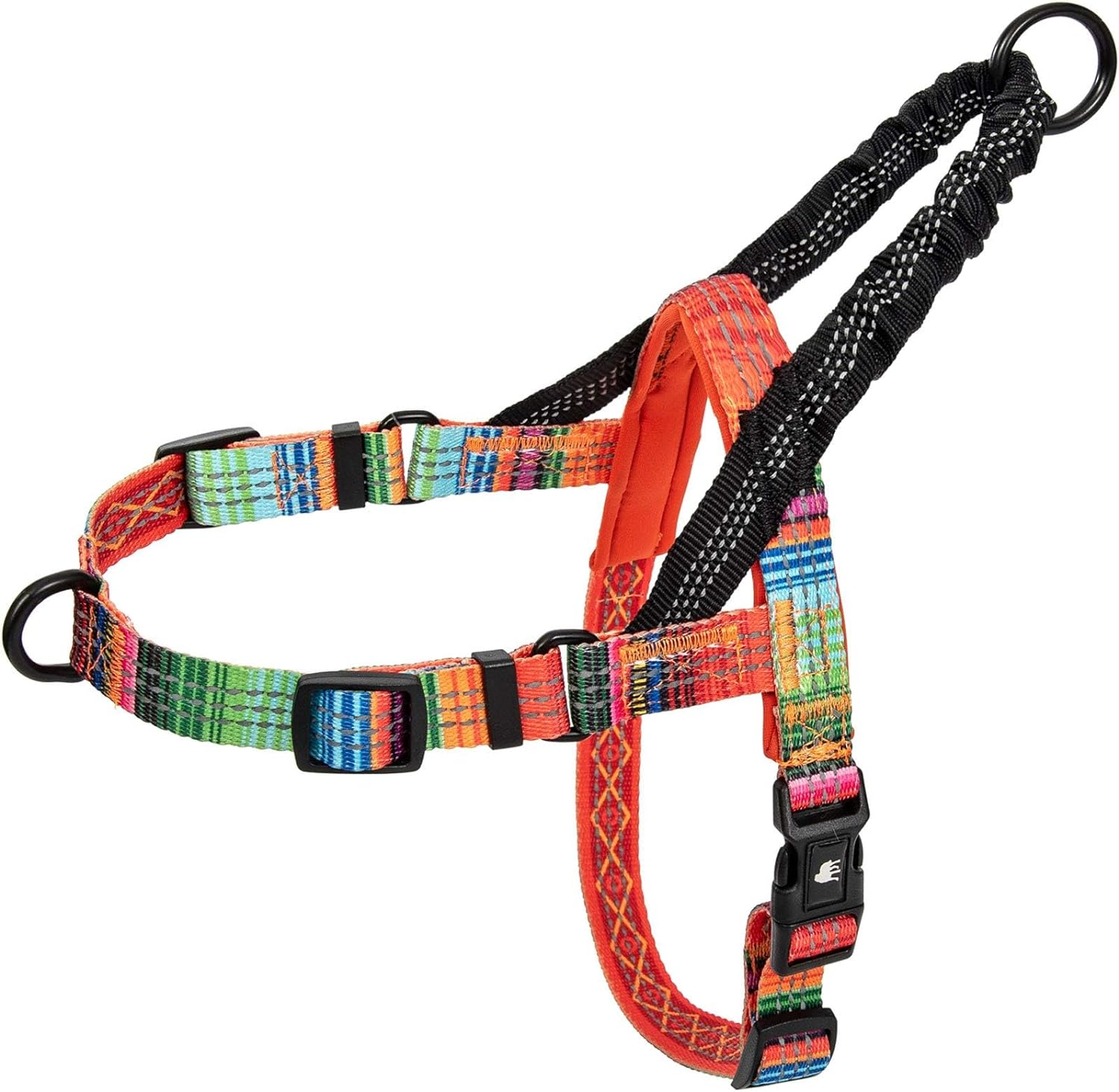 Patterned Reflective No-Pull Harness with Bungee Handle - Pattern Collection