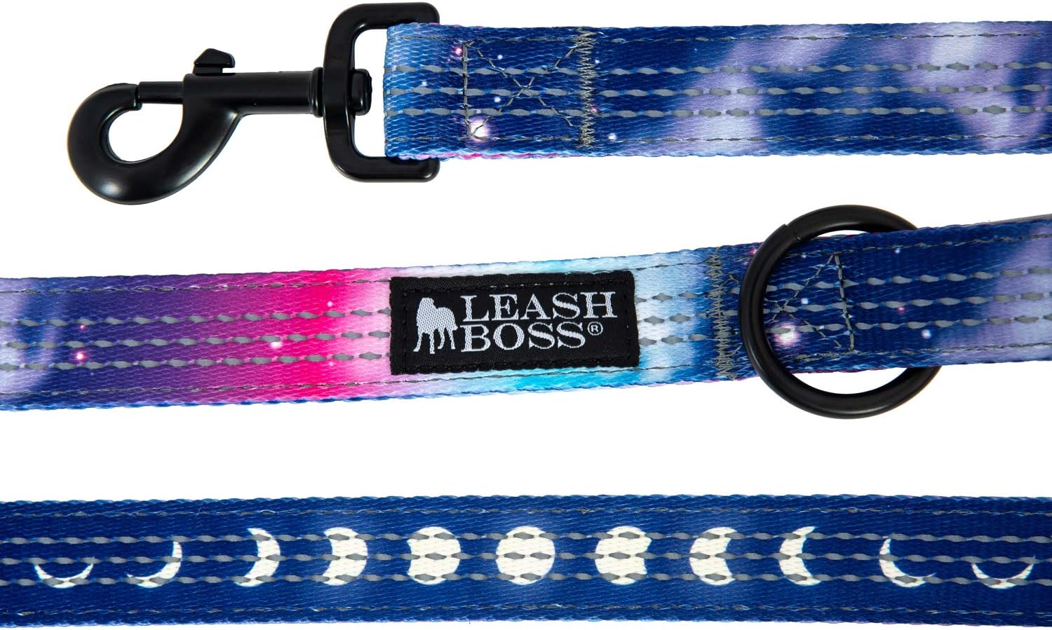 Double-Thick 6 Foot Reflective Leash with Padded Handle - Pattern Collection