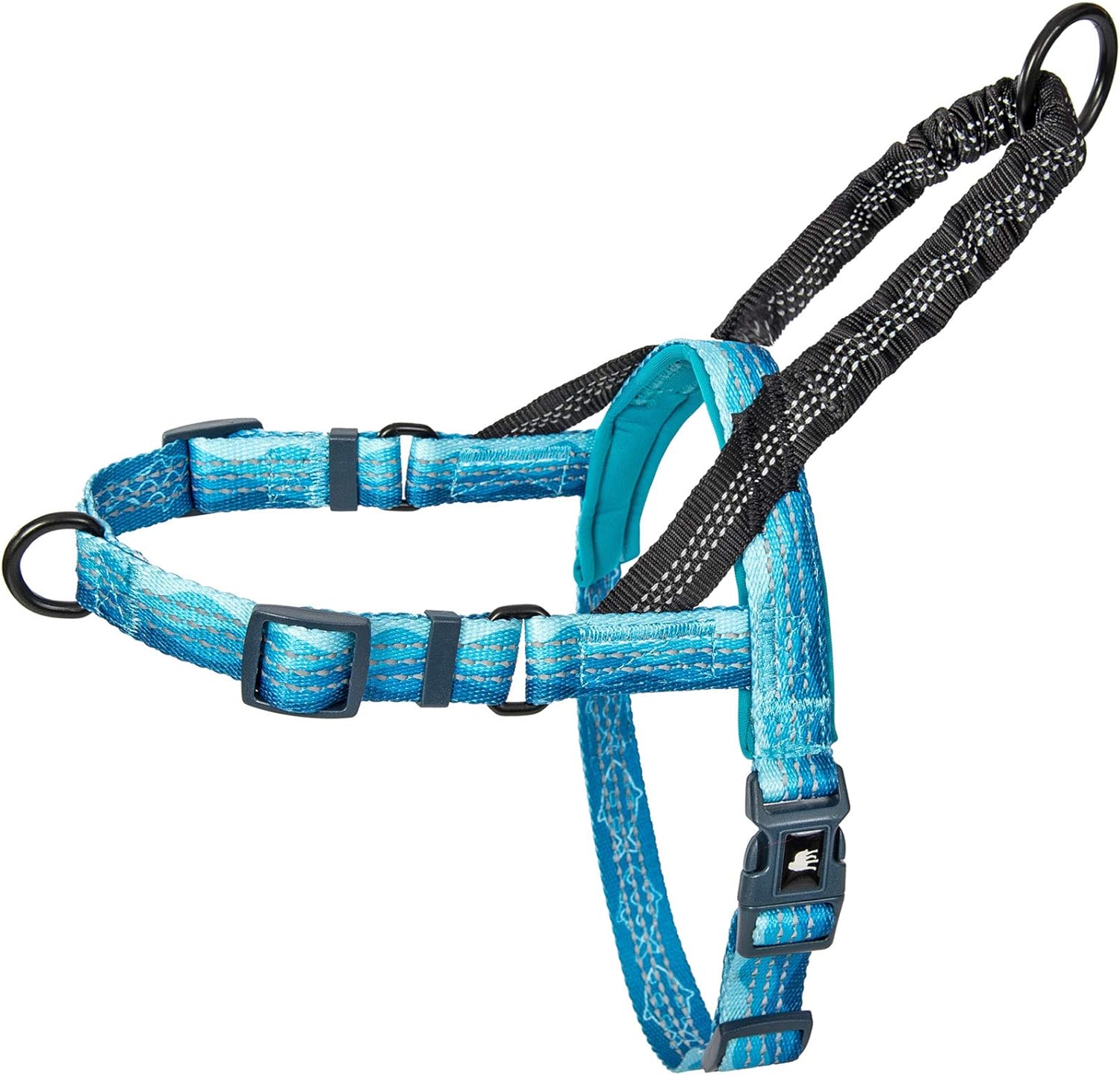 Patterned Reflective No-Pull Harness with Bungee Handle - Pattern Collection