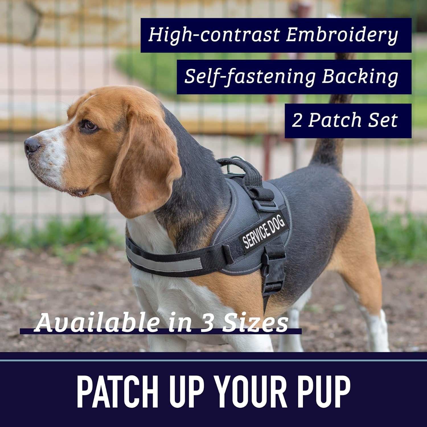 Embroidered &quot;In Training&quot; Dog Patch with Hook/Loop