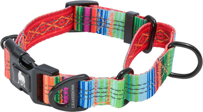 Patterned Reflective Fabric Martingale Dog Collar - Pattern Collection