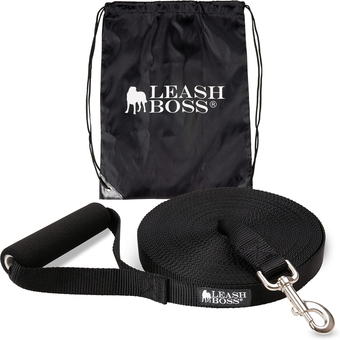 Free Range - Long Dog Leash - Heavy Duty Training Lead with Carrying Backpack