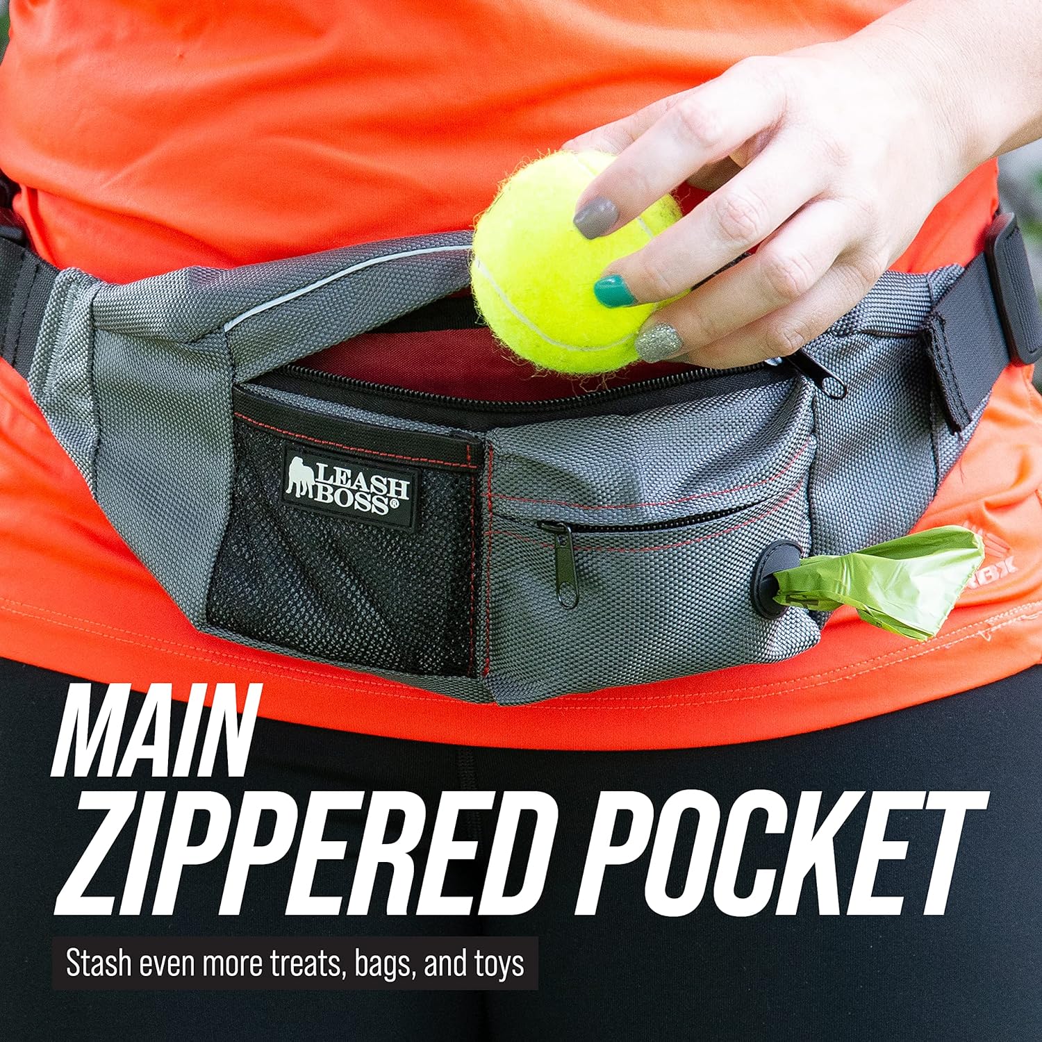 Elevate your canine training sessions with the Trainer Pack XL Dog Training Fanny Pack. This durable accessory features 2 convenient treat pouches, perfect for rewarding your furry friend during training, hiking, and daily walks. Stay organized and stylish with this essential tool for pet owners and enthusiasts. Buy now for enhanced dog-human bonding!