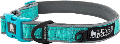 Adjustable Reflective Dog Collar - a premium pet accessory. Enhance visibility during walks with this durable, customizable collar. Ideal for night strolls, the reflective design ensures your furry friend stays seen. Elevate pet safety and style with our adjustable collar for dogs. Order now