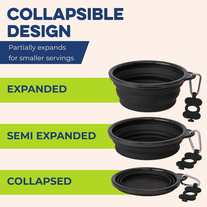 Bonza by Leash Boss Collapsible Dog Bowls