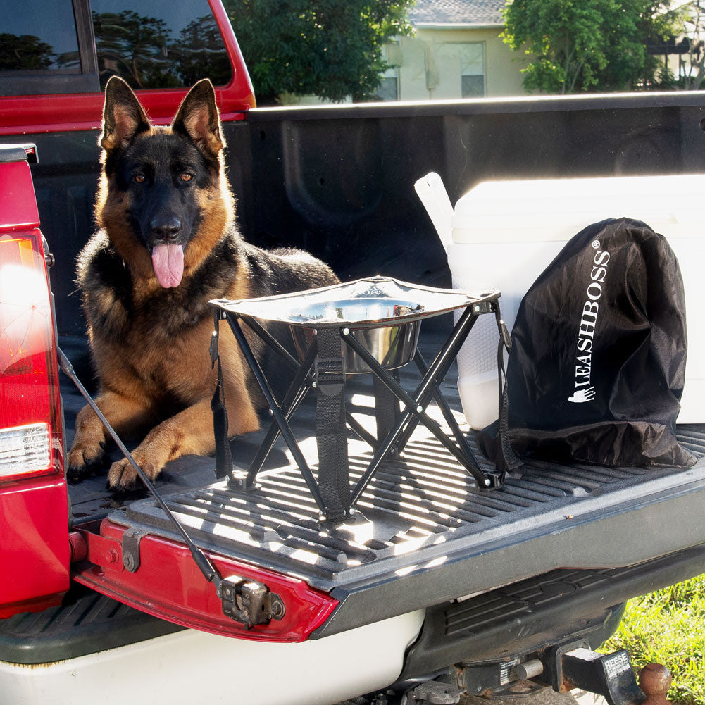 Explore the best Camping Feeder Single Outdoor Elevated Dog Bowl - 10.5&quot; for your furry companion. Crafted with durability and style, this elevated dog bowl ensures comfortable dining outdoors. Elevate your pet&