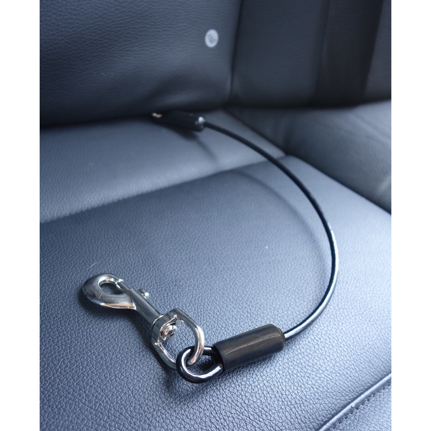 Car Safety Leash Chew-Proof Dog Car Seat Belt - Heavy Duty Steel Rope Pet Restraint 5 Sizes Dog Vehicle Harness