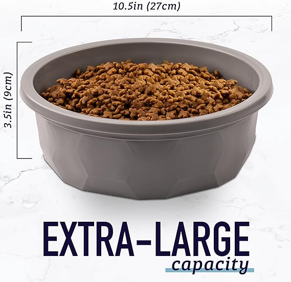 Extra Large Crock Bowl for Dogs, a spacious and durable feeding solution designed for your pet&