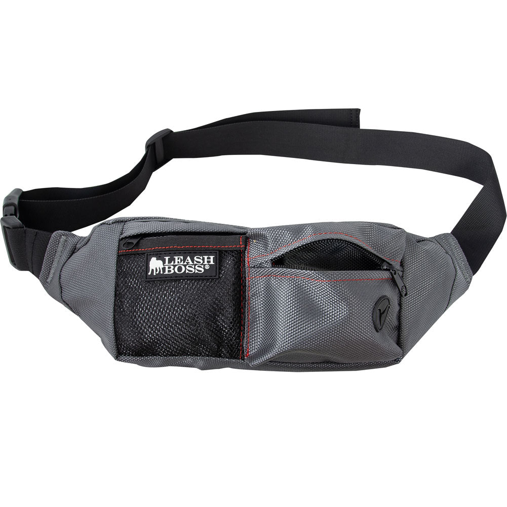 Upgrade your dog walks with the PackUp Pouch Dog Walking Fanny Pack. This sleek accessory combines style and function, featuring a built-in poop bag dispenser for convenience. Elevate your walking and training routine with this must-have accessory that keeps essentials organized and easily accessible. Walk in style with PackUp Pouch!