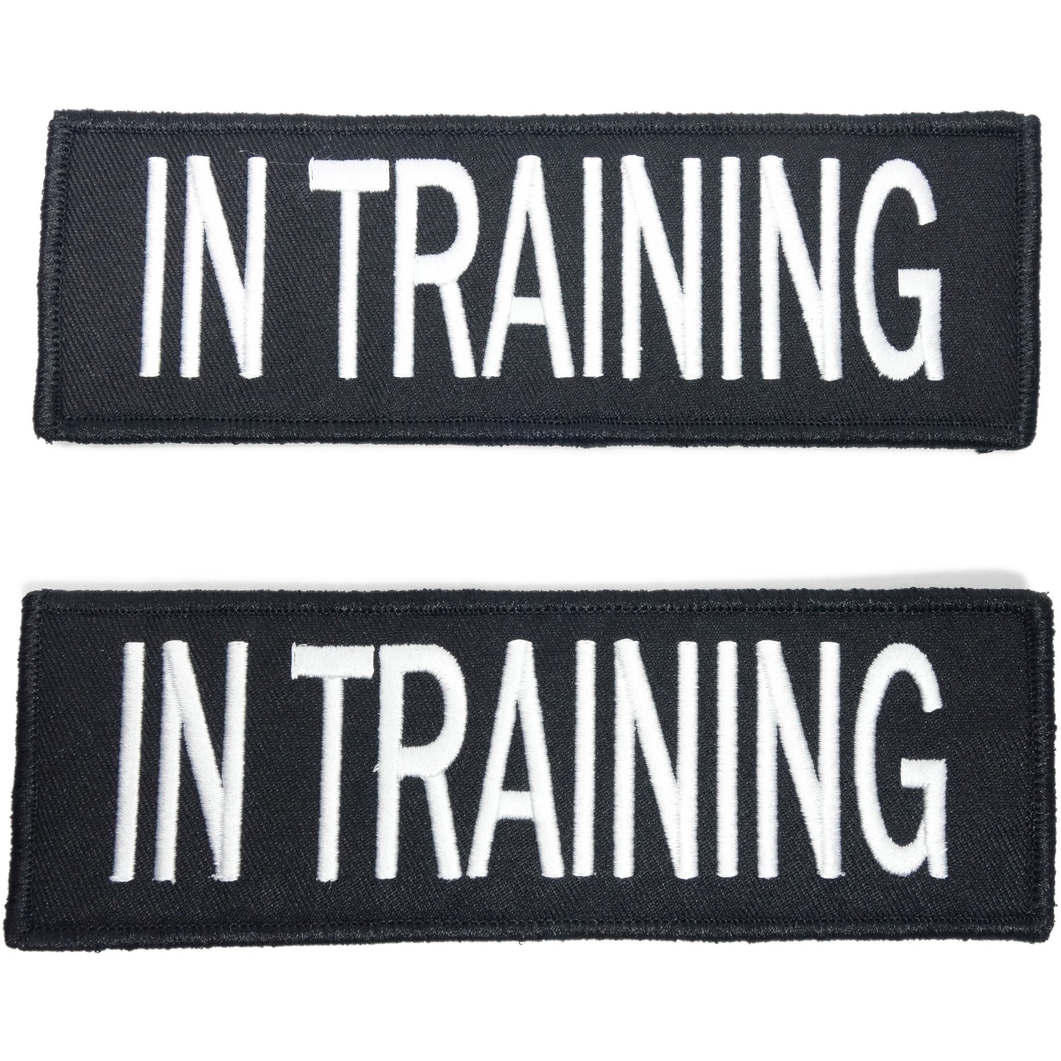 Embroidered In Training Dog Patch with Hook/Loop - Leashboss