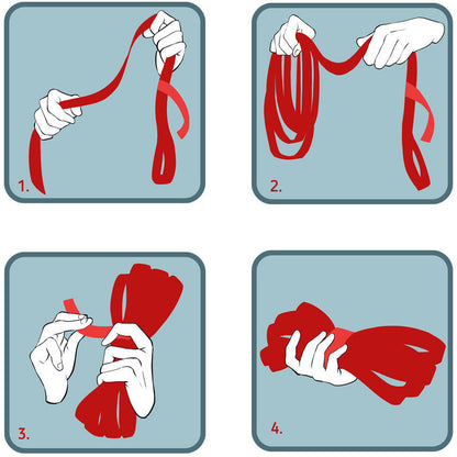 Long Trainer - 20 Foot 3/4 Inch Nylon Dog Training Leash with Storage Strap