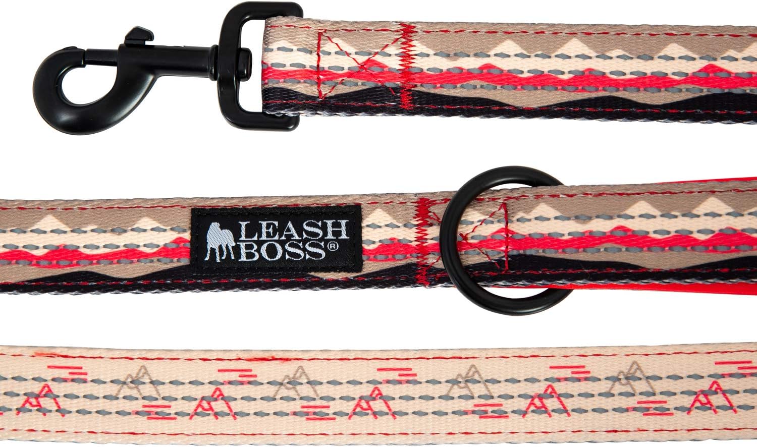 Double-Thick 6 Foot Reflective Leash - Pattern Collection