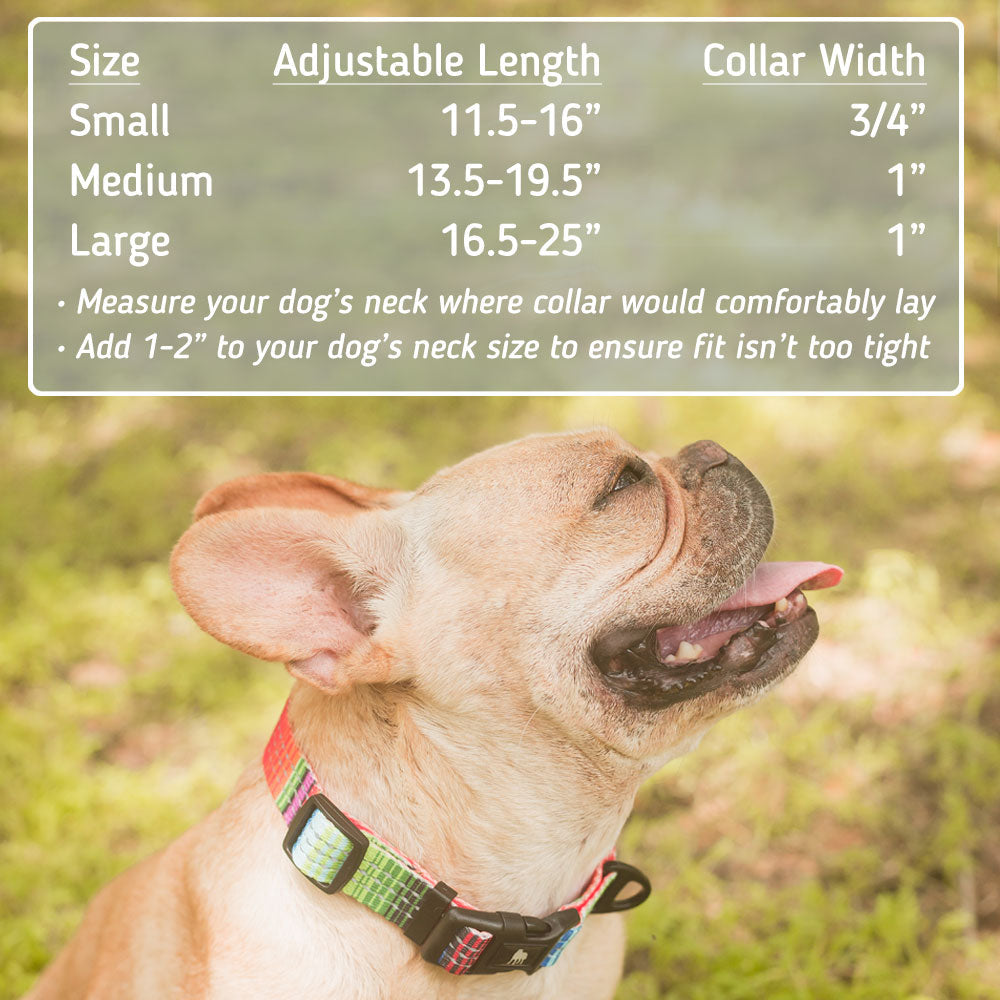 Leashboss standard dog collar size chart