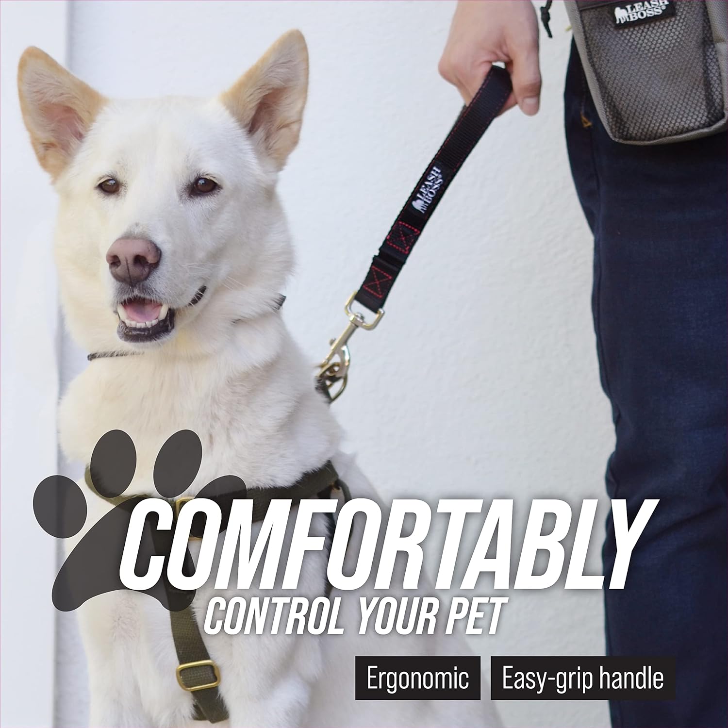 Short Dog Leash with Padded Handle