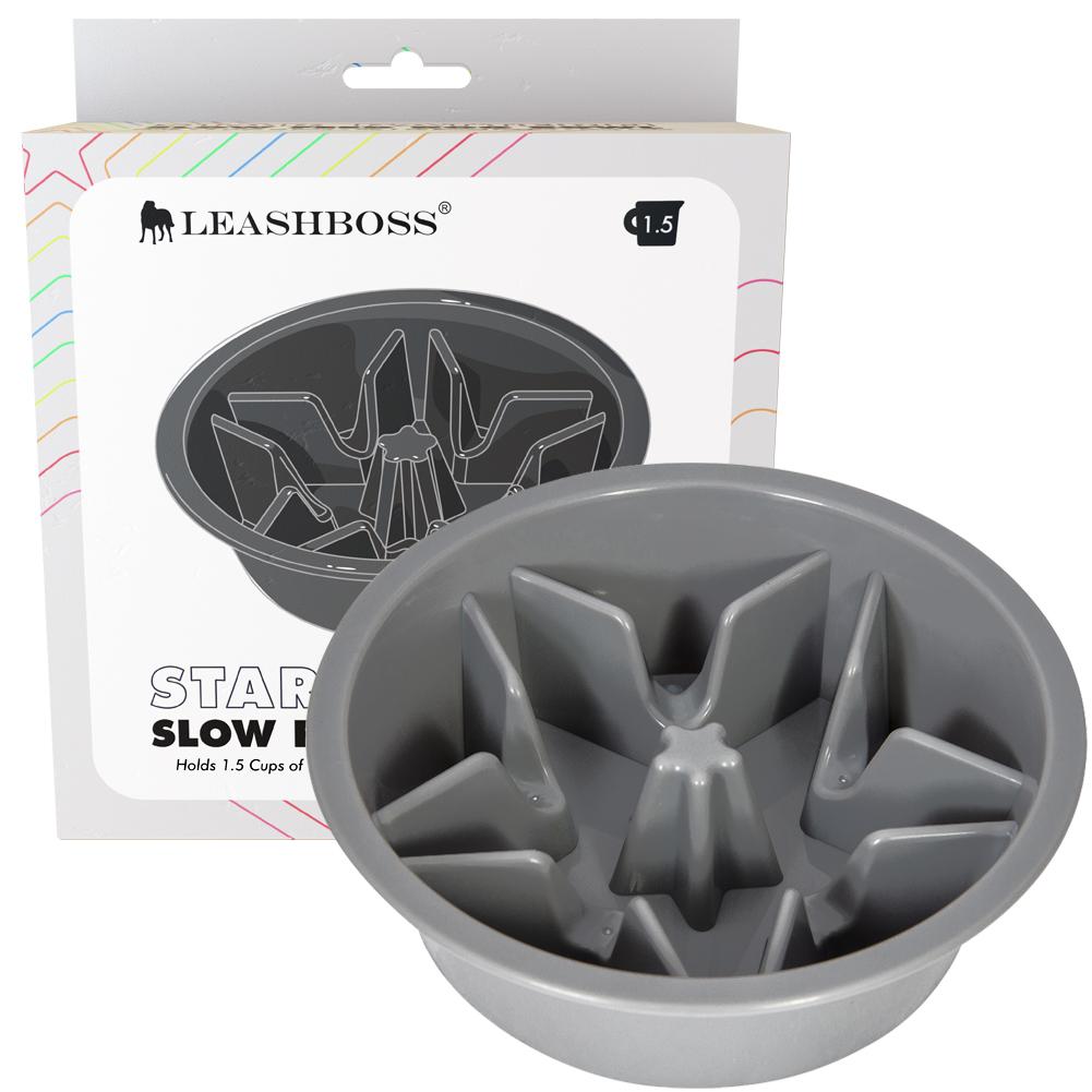 Enhance pet dining with our Slow Feed Dog Bowl, designed for 6-6.25 inch feeder holes. The 1.5-cup Star Maze Bowl promotes healthy eating habits. Elevate your dog&