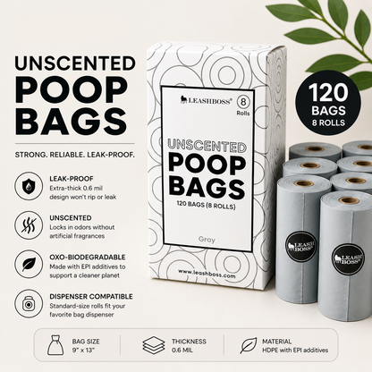 Unscented Poop Bags