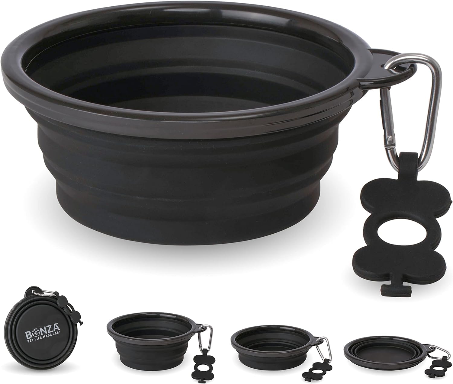 Bonza by Leash Boss Collapsible Dog Bowls