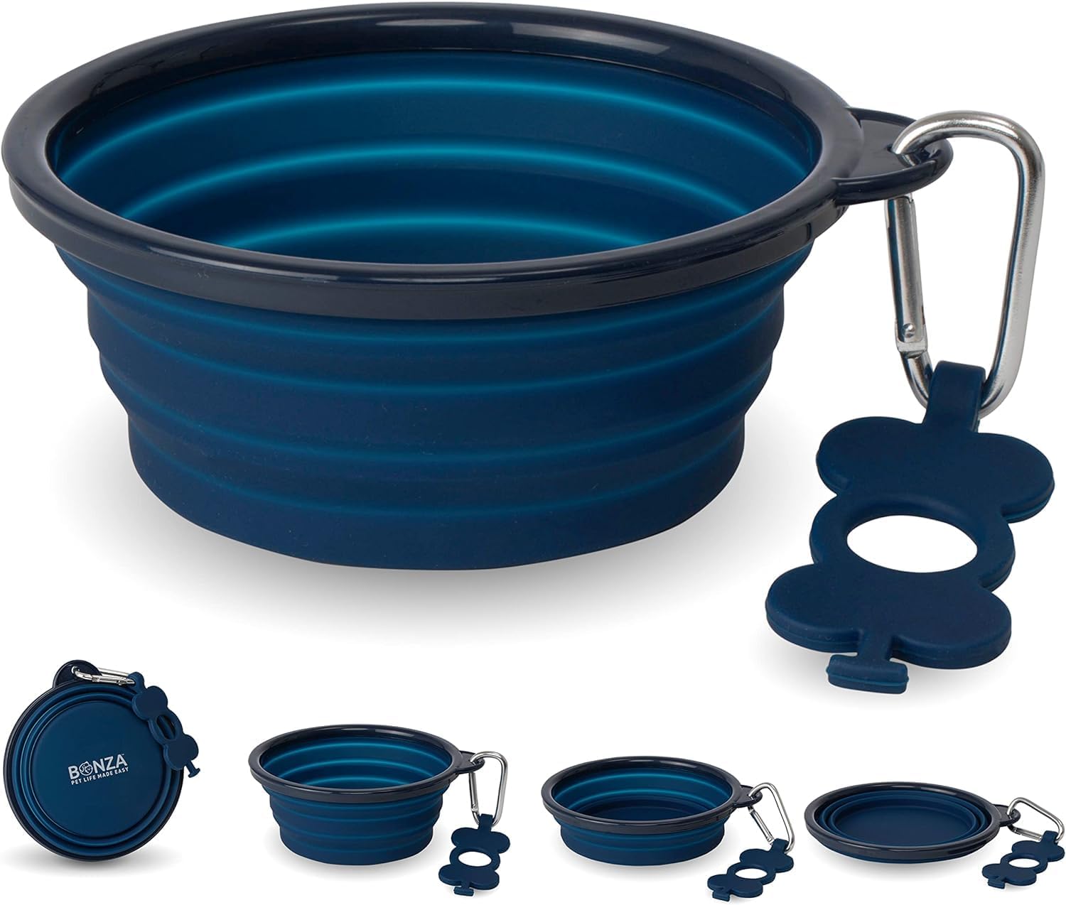 Bonza by Leash Boss Collapsible Dog Bowls